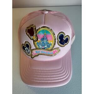 Stoney Clover Lane Disney Parks Pink Trucker Hat